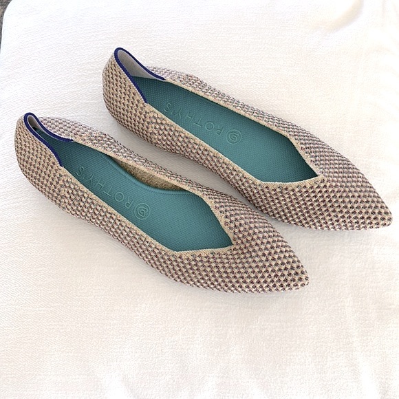 Rothy's Shoes - Rothy's Multi Metallic flats